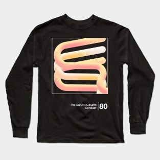 The Durutti Column / Minimal Graphic Design Tribute Long Sleeve T-Shirt